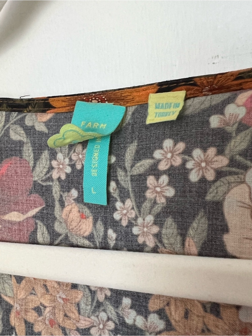 FARM Rio Floral Wrap Maxi Dress in Rust Floral - Picture 5 of 5